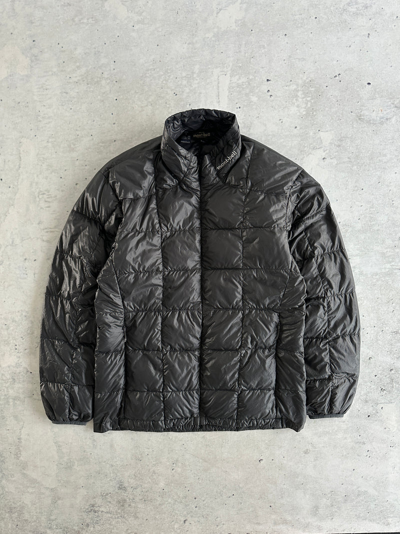 Mont Bell Quilted Down Fill Zip Up Puffer Jacket (S)