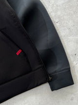 Schott NYC Asymmetrical Zip Neoprene Balaclava Hoodie (S)