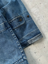 Vintage Valentino Jeans Blanket Lined Denim Duffle Coat (XL)