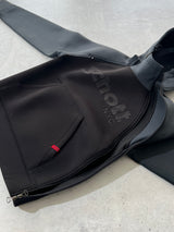 Schott NYC Asymmetrical Zip Neoprene Balaclava Hoodie (S)