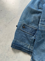 Vintage Valentino Jeans Blanket Lined Denim Duffle Coat (XL)