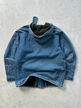 Vintage Valentino Jeans Blanket Lined Denim Duffle Coat (XL)