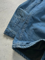 Vintage Valentino Jeans Blanket Lined Denim Duffle Coat (XL)