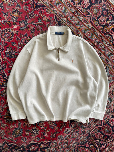 Ralph Lauren Ribbed Heavyweight 1/4 Zip Jumper (XXL)