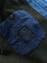 Vintage Valentino Jeans Blanket Lined Denim Duffle Coat (XL)