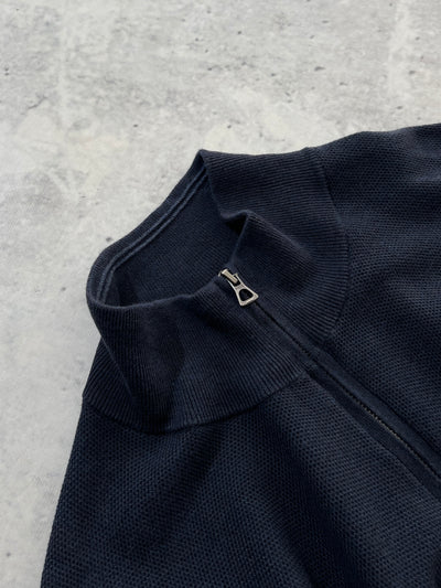 Ralph Lauren 1/4 Zip textured Waffle Knit Jumper (XXL)