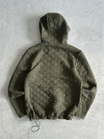 CP Company diamond stitch zip up hooded jacket (L)