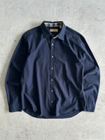 Burberry nova check button up shirt (M)