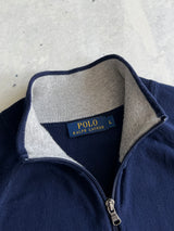 Ralph Lauren Zip Up Knit Jumper (L)