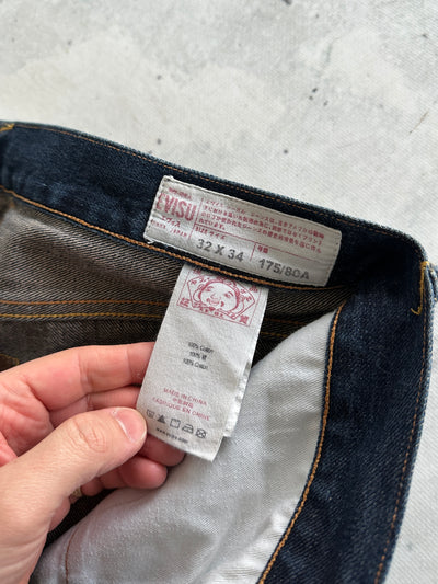 Evisu Embroidered Gull Wing Denim Jeans (W32 x L34)