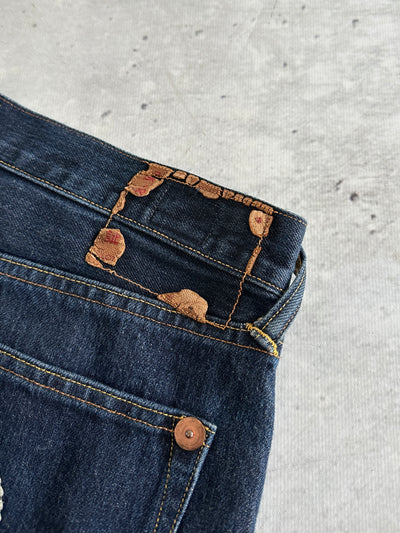 Evisu Embroidered Gull Wing Denim Jeans (W32 x L34)