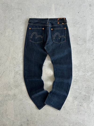 Evisu Embroidered Gull Wing Denim Jeans (W32 x L34)