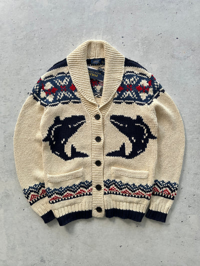 Brand New Ralph Lauren Chunky Knit Shawl Neck Cardigan (Women's XS/S)