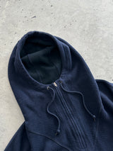 Vintage Stone Island Green Edge Badge 1/4 Zip Pullover Hoodie (L)