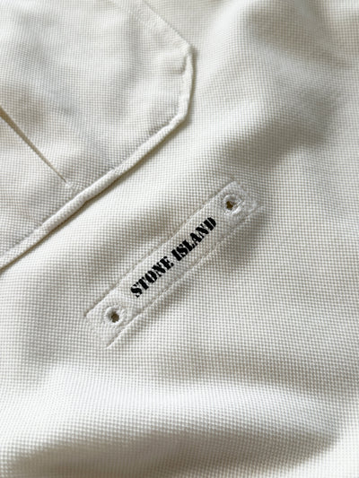 SS/98 Stone Island spell out dual Pocket Shirt (XL)