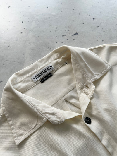 SS/98 Stone Island spell out dual Pocket Shirt (XL)