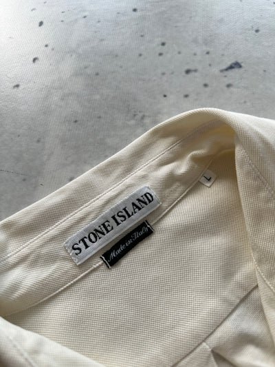 SS/98 Stone Island spell out dual Pocket Shirt (XL)