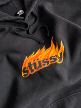 Stussy Flames Heavyweight Pullover Hoodie (L)