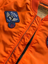 Alpha Industries MA-1 TT Patch Bomber Jacket (M)