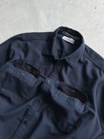 AW/12 Stone Island Button Up Cotton Overshirt (XL)
