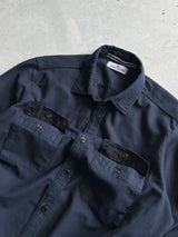 AW/12 Stone Island Button Up Cotton Overshirt (XL)
