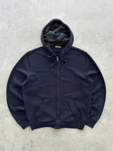 00's Burberry Brit nova check hood Zip Up Hoodie (L)