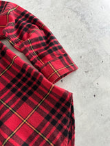 AW/18 Supreme Tartan Long Sleeve Flannel Shirt (M)