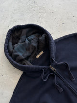 00's Burberry Brit nova check hood Zip Up Hoodie (L)