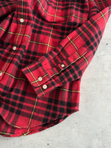 AW/18 Supreme Tartan Long Sleeve Flannel Shirt (M)