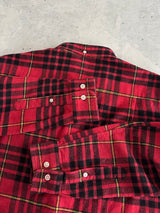 AW/18 Supreme Tartan Long Sleeve Flannel Shirt (M)