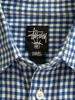 00's Stussy textured flannel check shirt (S)