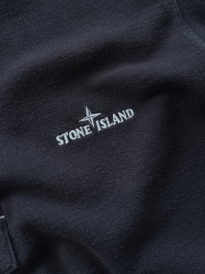AW/08 Stone Island Spell Out Long Sleeve Polo Shirt (S)