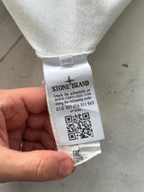 00's Stone Island Patch Logo Polo Shirt (L)