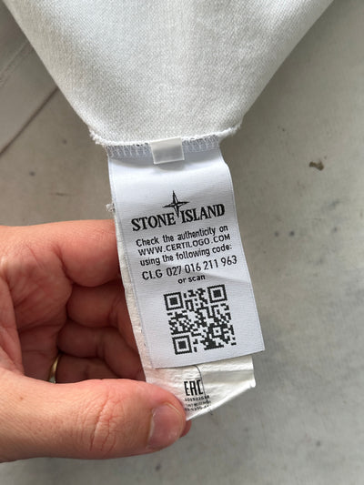 00's Stone Island Patch Logo Polo Shirt (L)