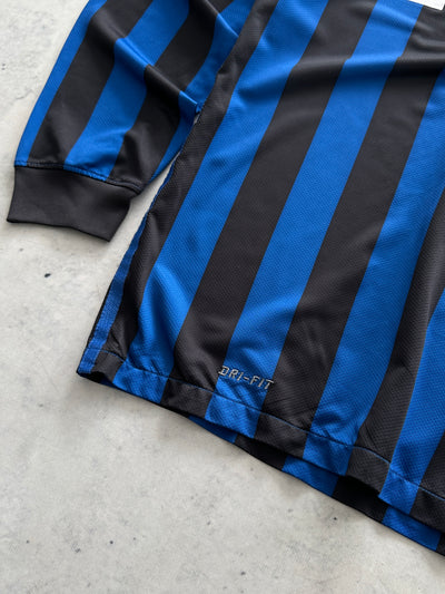 2011/12 Inter Milan Nike Long Sleeve Home Shirt (L)