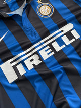 2011/12 Inter Milan Nike Long Sleeve Home Shirt (L)