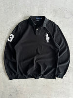 Ralph Lauren Big Logo Long Sleeve Polo Shirt (M)