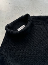 AW/03 Stone Island Chunky Wool Knit Mock Neck Jumper (S)
