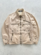 Vintage GF Ferré Gianfranco Multi Zip Utility Jacket (M)