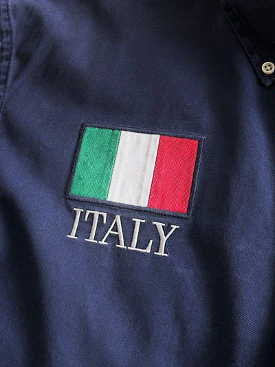 90's Ralph Lauren Italy Big Logo Long Sleeve Shirt (XXL)