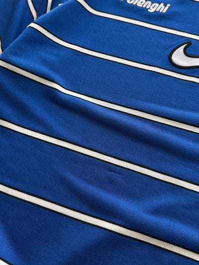 90's Nike Centre Swoosh Napoli Polenghi stripe T Shirt (XL)