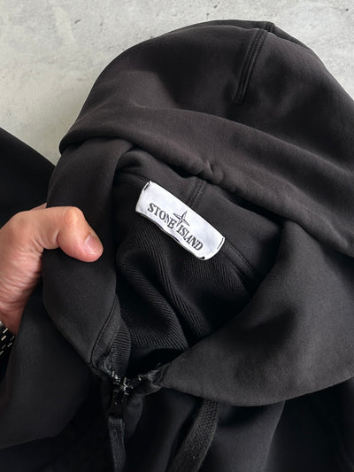 SS/19 Stone Island Heavyweight Zip Up Hoodie (S)