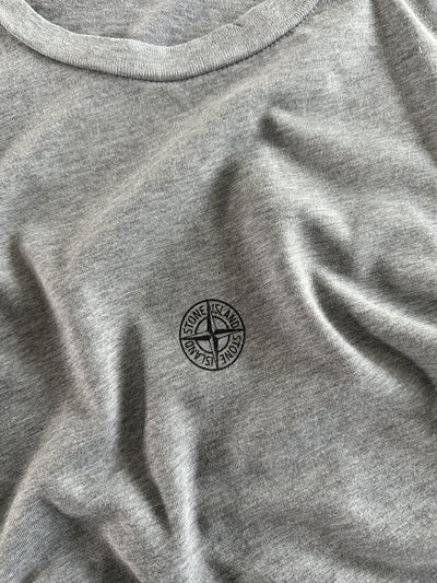 SS/18 Stone Island Compass Logo Spell Out T Shirt (L)