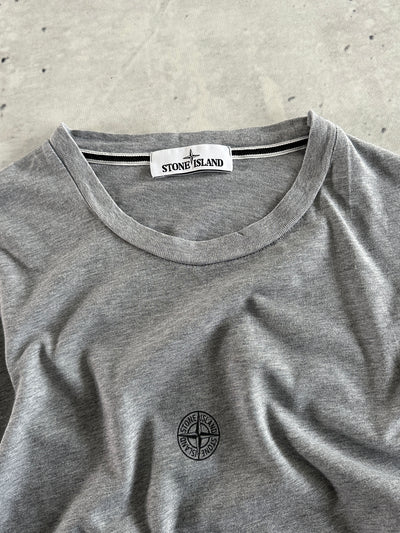 SS/18 Stone Island Compass Logo Spell Out T Shirt (L)