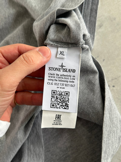 SS/18 Stone Island Compass Logo Spell Out T Shirt (L)