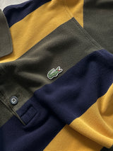 00's Lacoste Stripe Long Sleeve Polo Shirt (S)