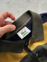 00's Lacoste Stripe Long Sleeve Polo Shirt (S)