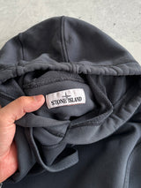 SS/20 Stone Island Overdyed Heavyweight Pullover Hoodie (S)