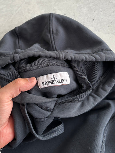SS/20 Stone Island Overdyed Heavyweight Pullover Hoodie (S)