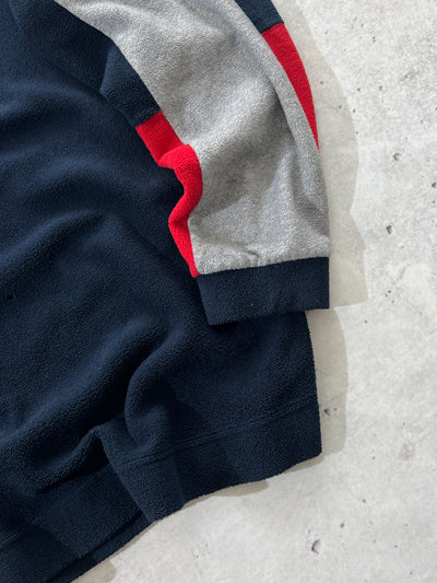 YSL Embroidered Logo 1/4 Zip Pullover Fleece (XL)